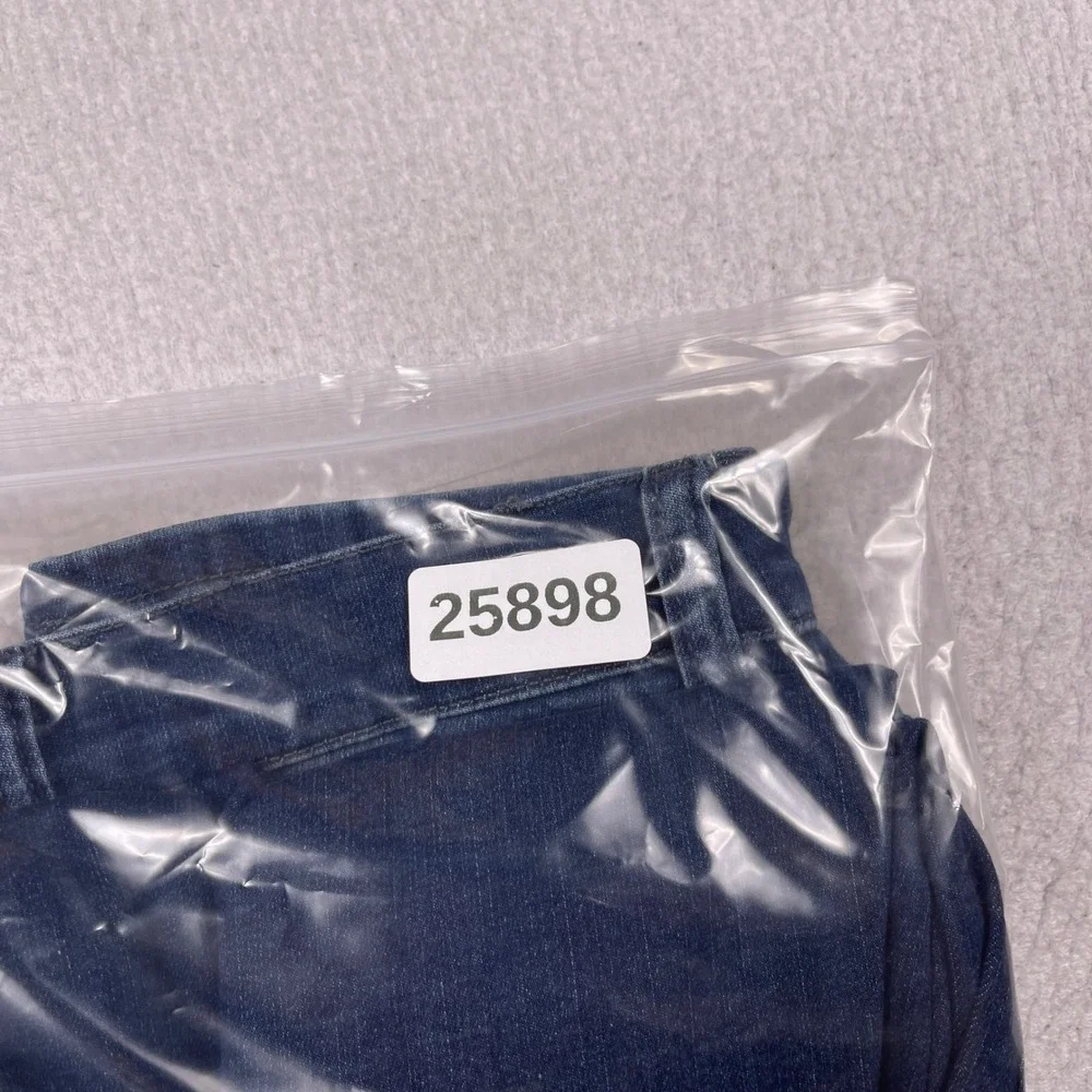 Mugsy Jeans Slim Fit Mens 33x30 Blue Dark Wash Stretch Denim MFLX2SFU Casual